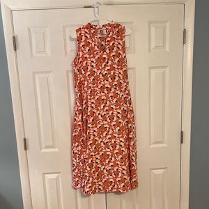 Anne Klein Jenna Drawstring Midi Dress Size 6